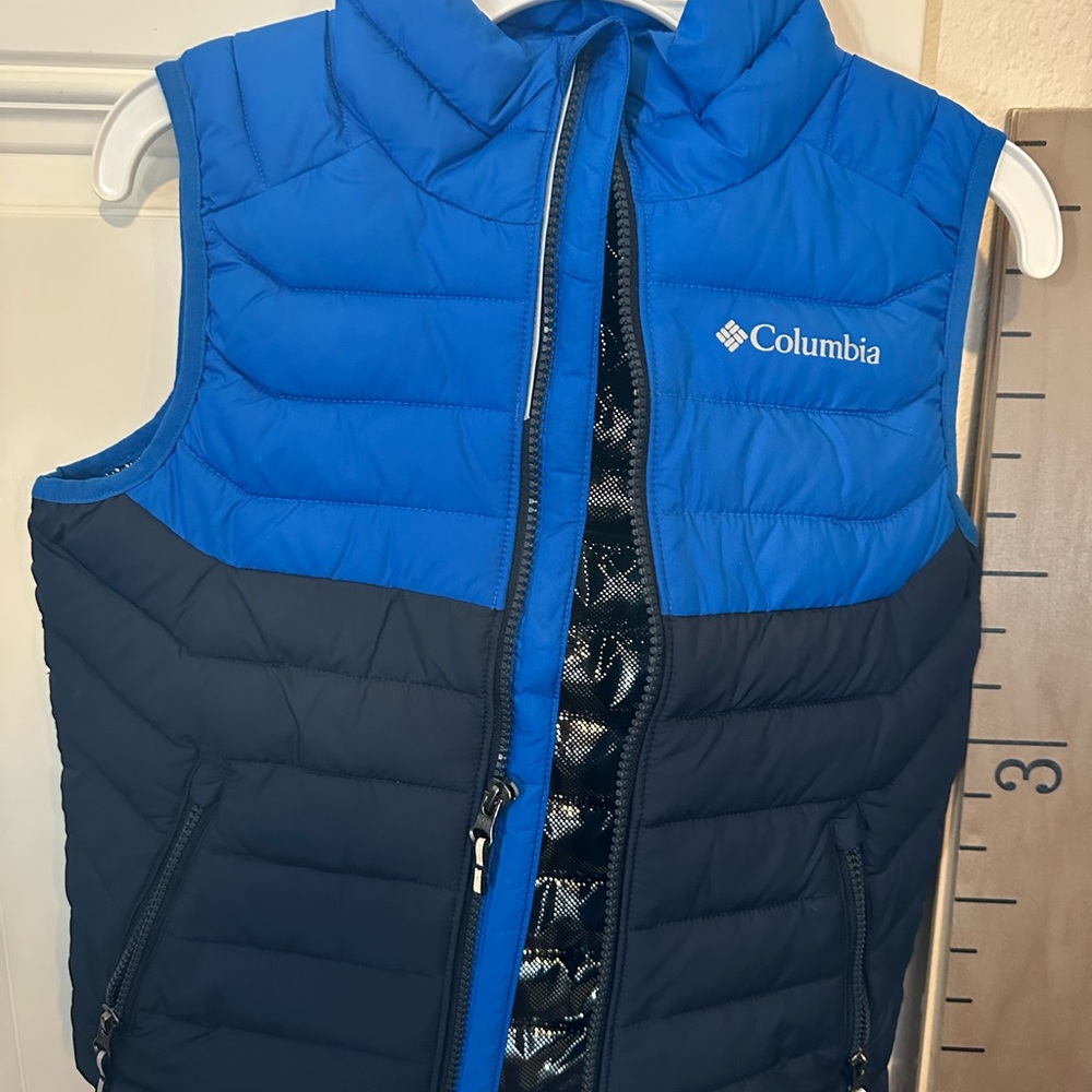 BNWT Columbia Kids Blue Puffer Vest Size XS (6/7)